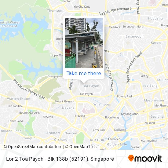 Lor 2 Toa Payoh - Blk 138b (52191)地图