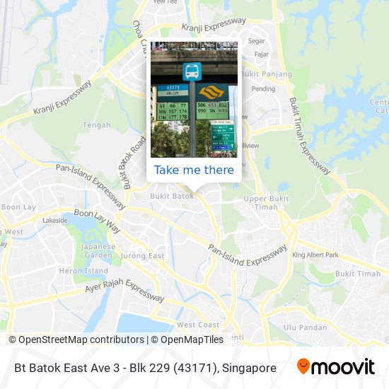 Bt Batok East Ave 3 - Blk 229 (43171) map