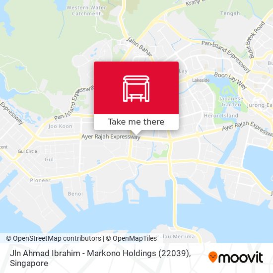 Jln Ahmad Ibrahim - Markono Holdings (22039) map