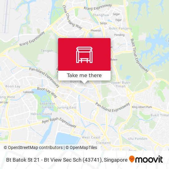 Bt Batok St 21 - Bt View Sec Sch (43741)地图