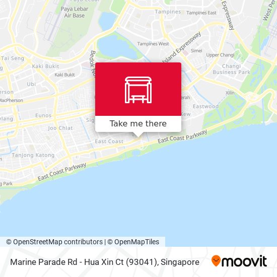 Marine Parade Rd - Hua Xin Ct (93041) map