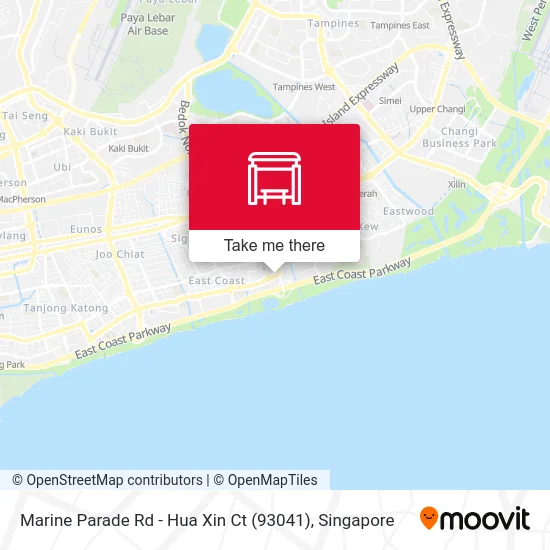 Marine Parade Rd - Hua Xin Ct (93041) map