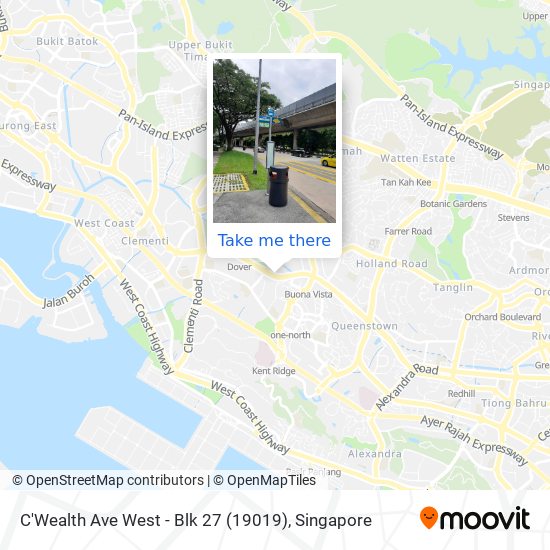 C'Wealth Ave West - Blk 27 (19019) map