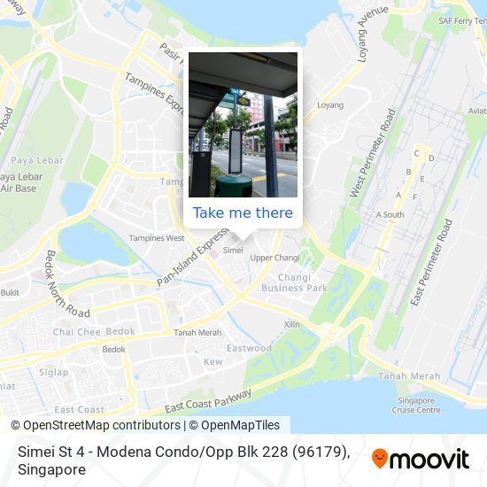 Simei St 4 - Modena Condo / Opp Blk 228 (96179)地图