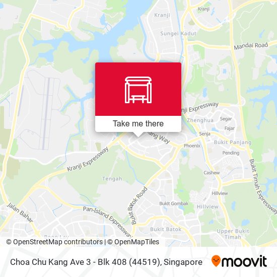 Choa Chu Kang Ave 3 - Blk 408 (44519) map