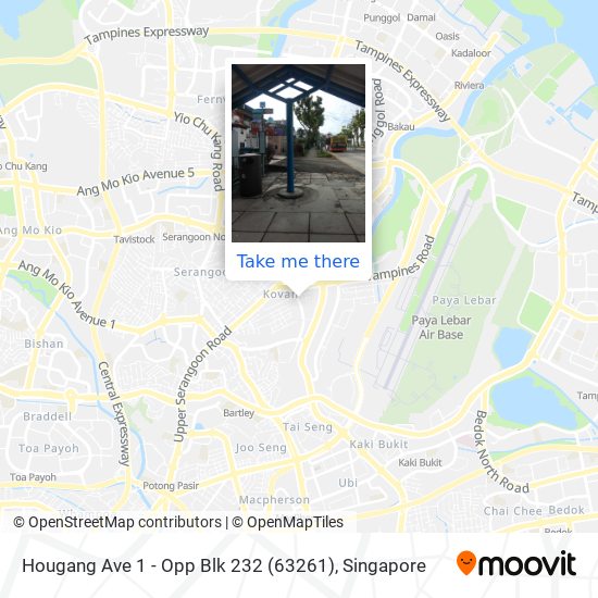 Hougang Ave 1 - Opp Blk 232 (63261) map