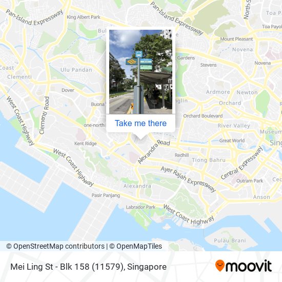 Mei Ling St - Blk 158 (11579)地图
