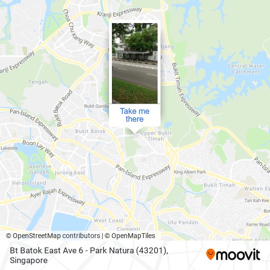 Bt Batok East Ave 6 - Park Natura (43201)地图