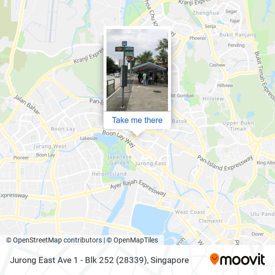 Jurong East Ave 1 - Blk 252 (28339)地图