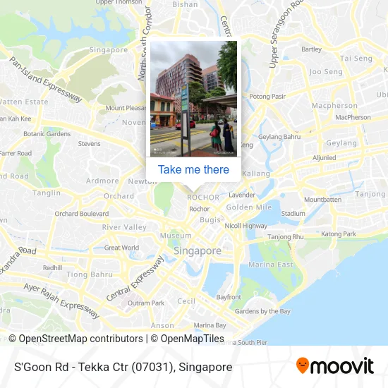 S'Goon Rd - Tekka Ctr (07031) map