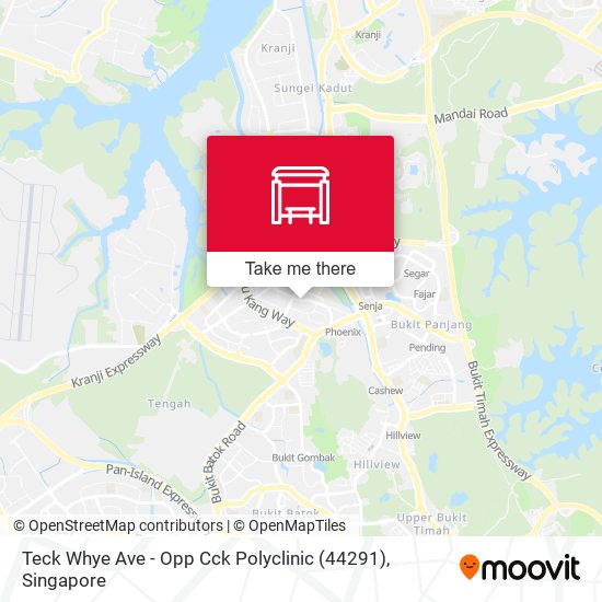 Teck Whye Ave - Opp Cck Polyclinic (44291)地图