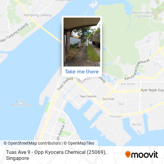 Tuas Ave 9 - Opp Kyocera Chemical (25069) map