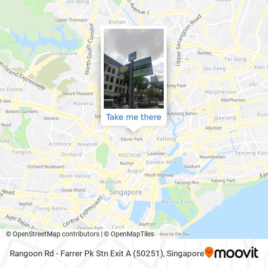 Rangoon Rd - Farrer Pk Stn Exit A (50251) map
