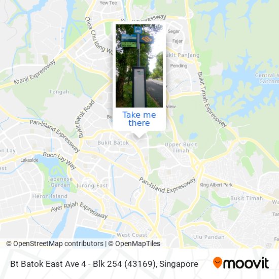 Bt Batok East Ave 4 - Blk 254 (43169)地图