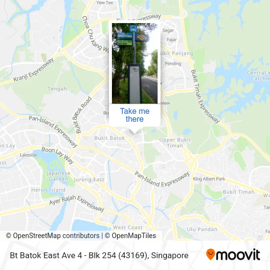 Bt Batok East Ave 4 - Blk 254 (43169)地图