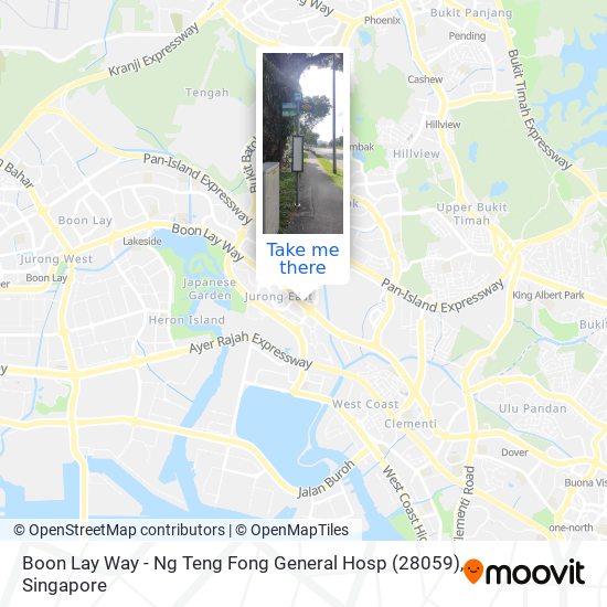 Boon Lay Way - Ng Teng Fong General Hosp (28059) map