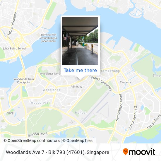 Woodlands Ave 7 - Blk 793 (47601)地图