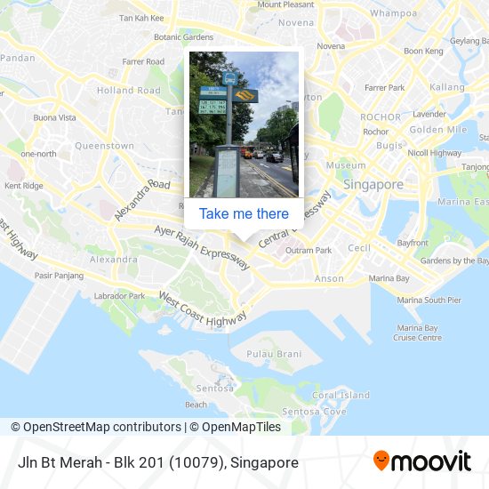 Jln Bt Merah - Blk 201 (10079) map