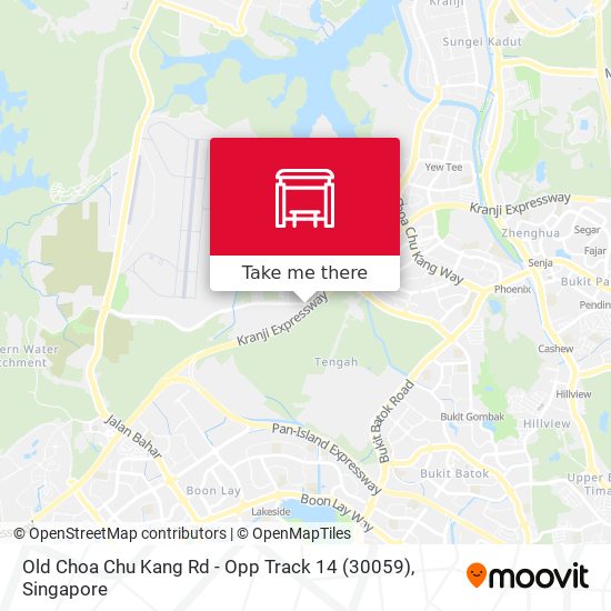 Old Choa Chu Kang Rd - Opp Track 14 (30059) map