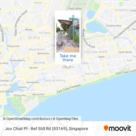 Joo Chiat Pl - Bef Still Rd (83169) map