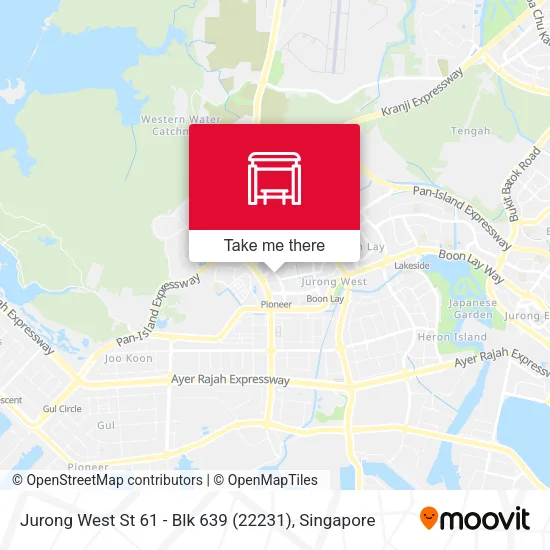 Jurong West St 61 - Blk 639 (22231)地图