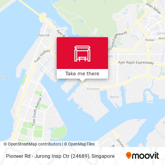 Pioneer Rd - Jurong Insp Ctr (24689) map