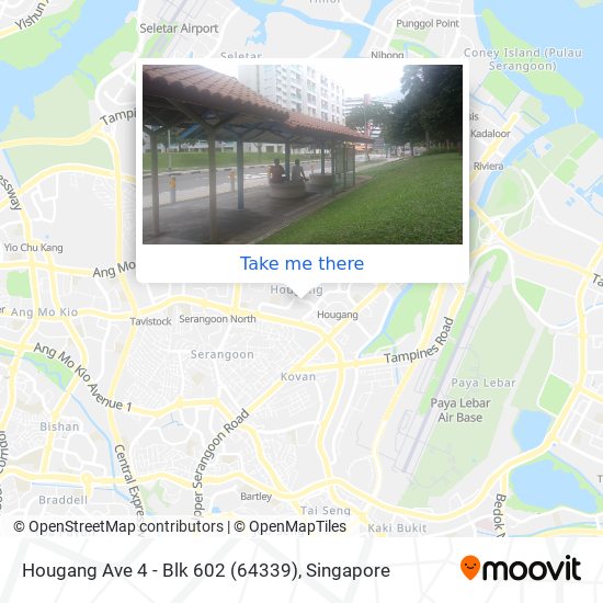 Hougang Ave 4 - Blk 602 (64339) map
