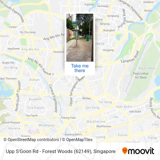 Upp S'Goon Rd - Forest Woods (62149)地图
