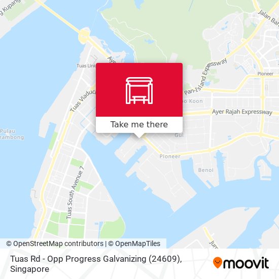 Tuas Rd - Opp Progress Galvanizing (24609) map