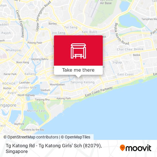 Tg Katong Rd - Tg Katong Girls' Sch (82079)地图