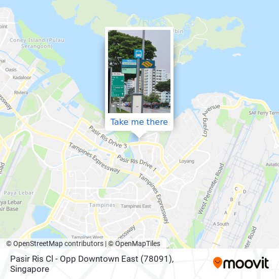 Pasir Ris Cl - Opp Downtown East (78091) map