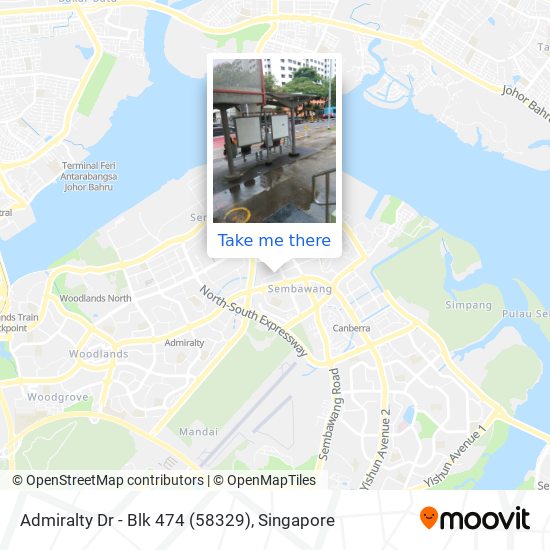 Admiralty Dr - Blk 474 (58329) map