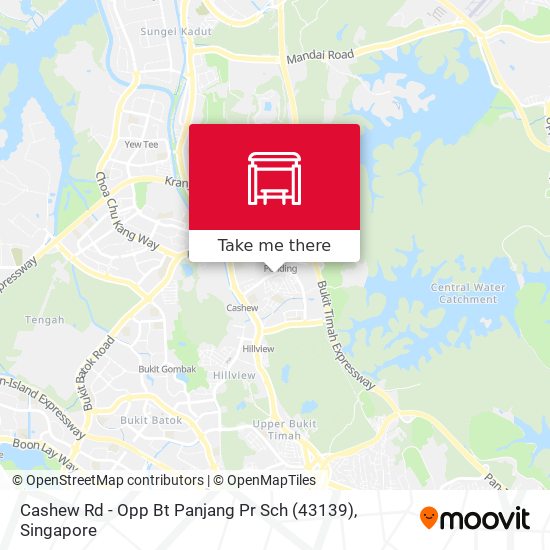 Cashew Rd - Opp Bt Panjang Pr Sch (43139) map