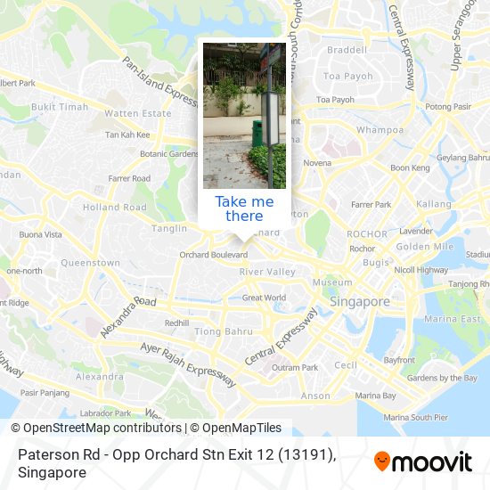 Paterson Rd - Opp Orchard Stn Exit 12 (13191)地图