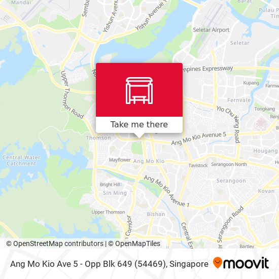 Ang Mo Kio Ave 5 - Opp Blk 649 (54469) map