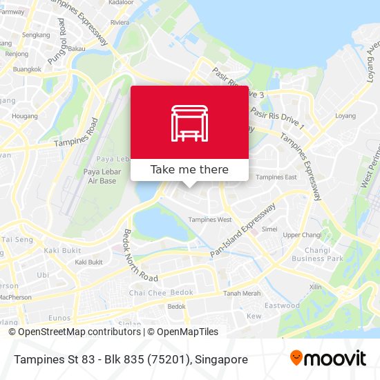 Tampines St 83 - Blk 835 (75201) map