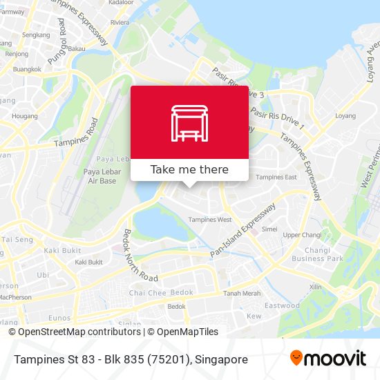 Tampines St 83 - Blk 835 (75201)地图