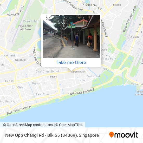 New Upp Changi Rd - Blk 55 (84069) map