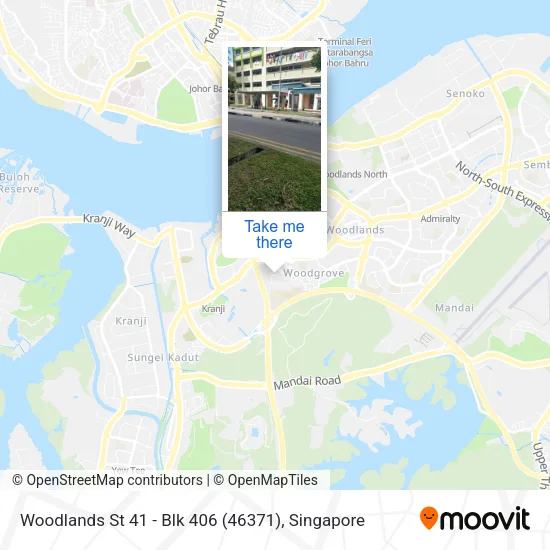 Woodlands St 41 - Blk 406 (46371)地图