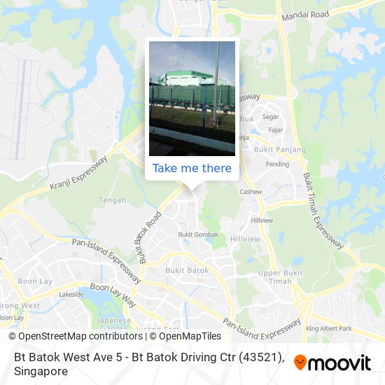 Bt Batok West Ave 5 - Bt Batok Driving Ctr (43521) map