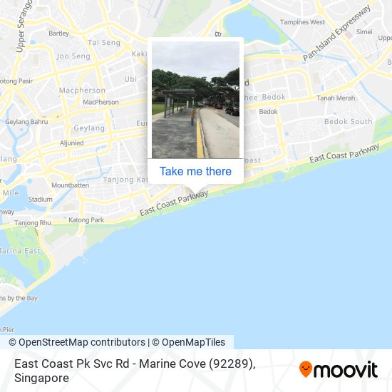 East Coast Pk Svc Rd - Marine Cove (92289) map