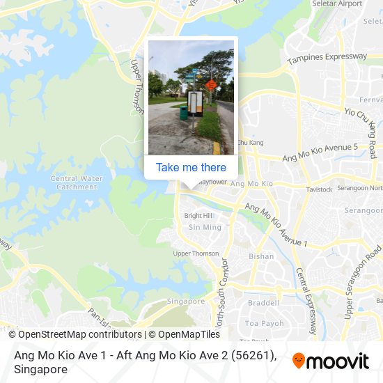 Ang Mo Kio Ave 1 - Aft Ang Mo Kio Ave 2 (56261) map