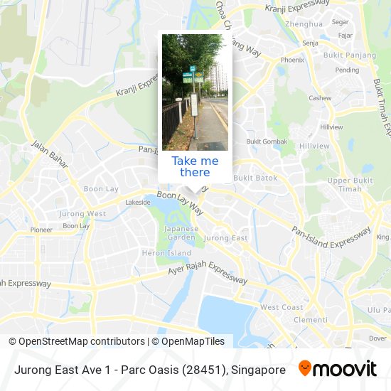 Jurong East Ave 1 - Parc Oasis (28451)地图
