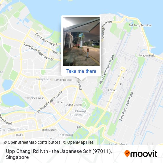 Upp Changi Rd Nth - the Japanese Sch (97011) map