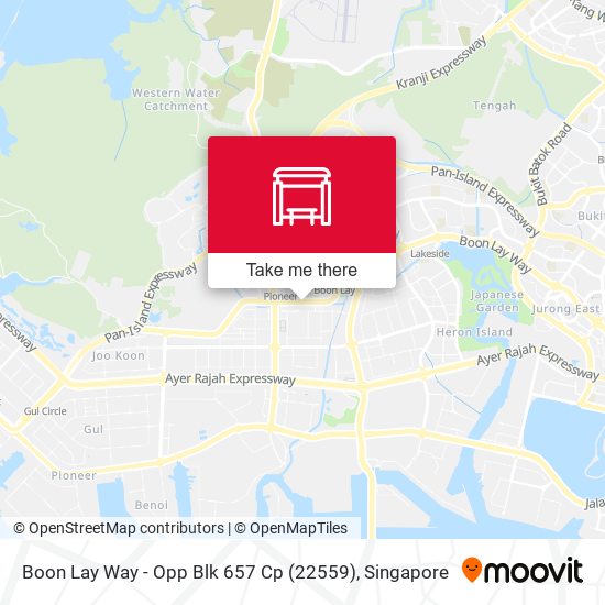 Boon Lay Way - Opp Blk 657 Cp (22559) map