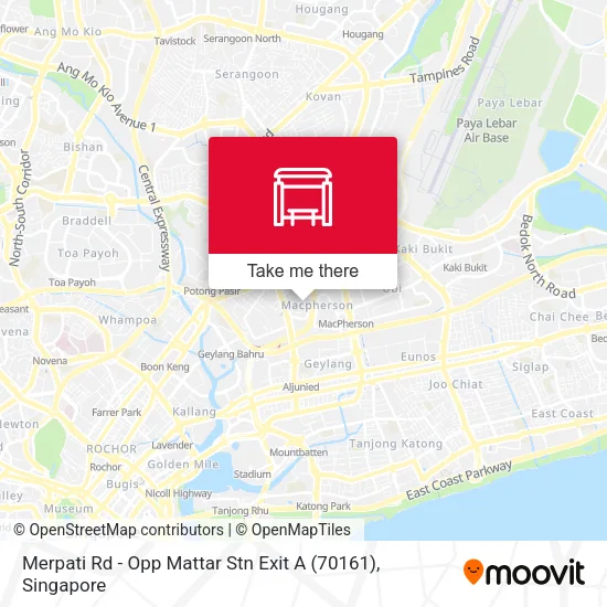 Merpati Rd - Opp Mattar Stn Exit A (70161)地图