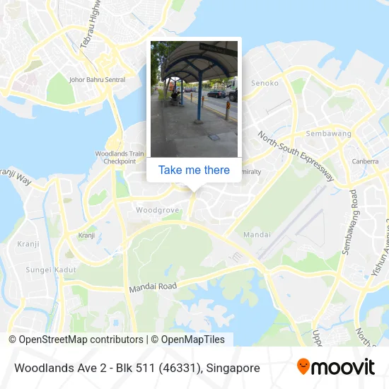 Woodlands Ave 2 - Blk 511 (46331)地图