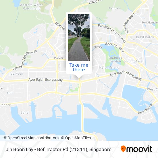 Jln Boon Lay - Bef Tractor Rd (21311) map