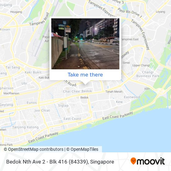 Bedok Nth Ave 2 - Blk 416 (84339) map