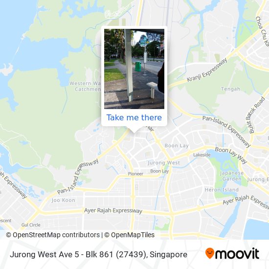 Jurong West Ave 5 - Blk 861 (27439) map